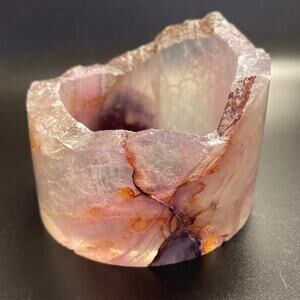 Rainbow Fluorite Natural Stone Cylinder